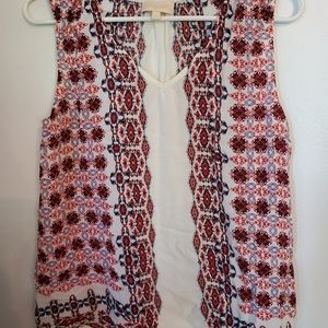 Boho flowy tank size M
